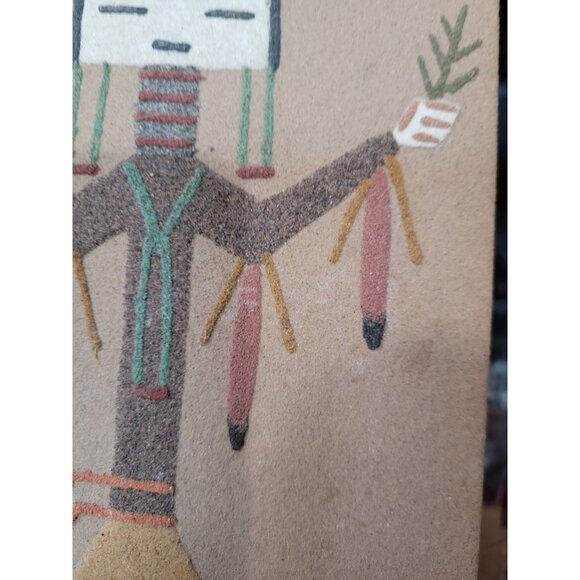 Native American Navajo Sand Painting Ceremonial Healing Yei Bei Chai S Dailey - Picture 7 of 11